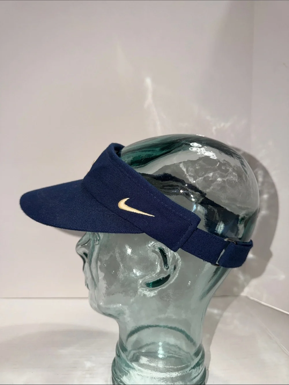 Nike Navy Visor with Gold GT Logo